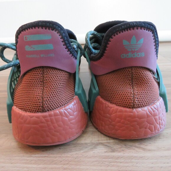 PHARRELL X ADIDAS NDM Hu Human Race Chocolate Sneaker Shoes - Men's Size US 7.5 - Picture 12 of 15